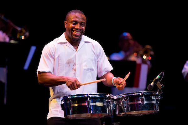 photo d'un joueur de timbale