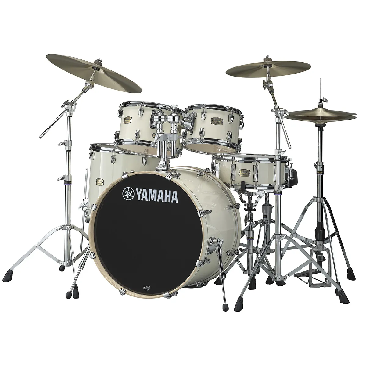 YAMAHA Stage Custom Birch Batterie 22"/5Pcs Classic White + HW780