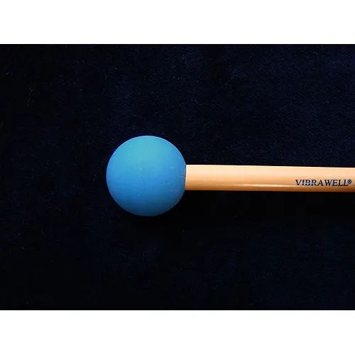 VIBX3R Mailloche Xylo Vibrawell Rot Paire Caout Bleu Hard 25 Mm 