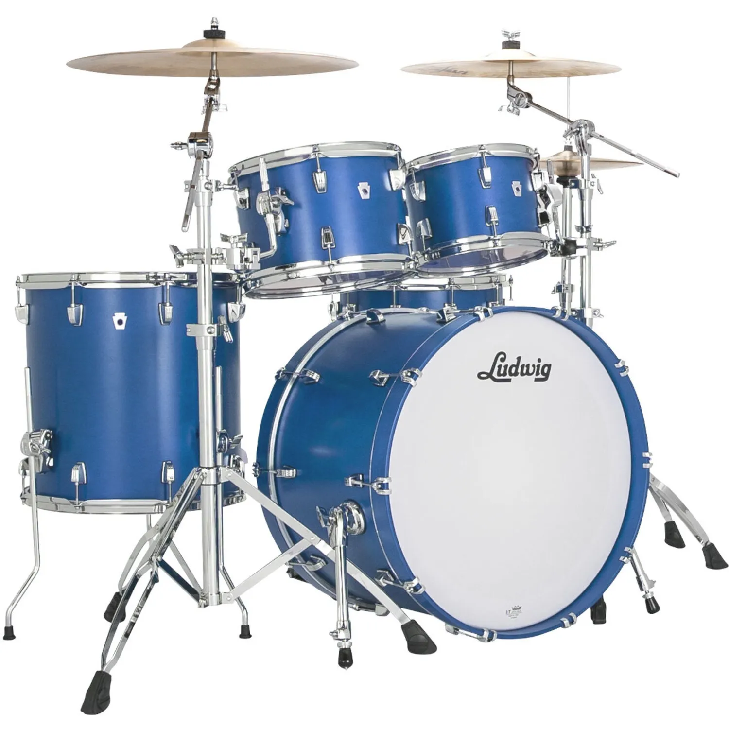LUDWIG Neusonic Batterie 22"/4pcs Mod2 Satin Royal Blue
