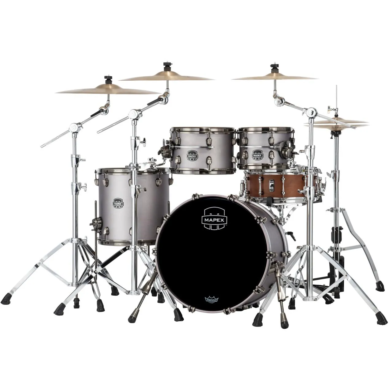 MAPEX Saturn Evolution Batterie 20"/4pcs Metal Grey