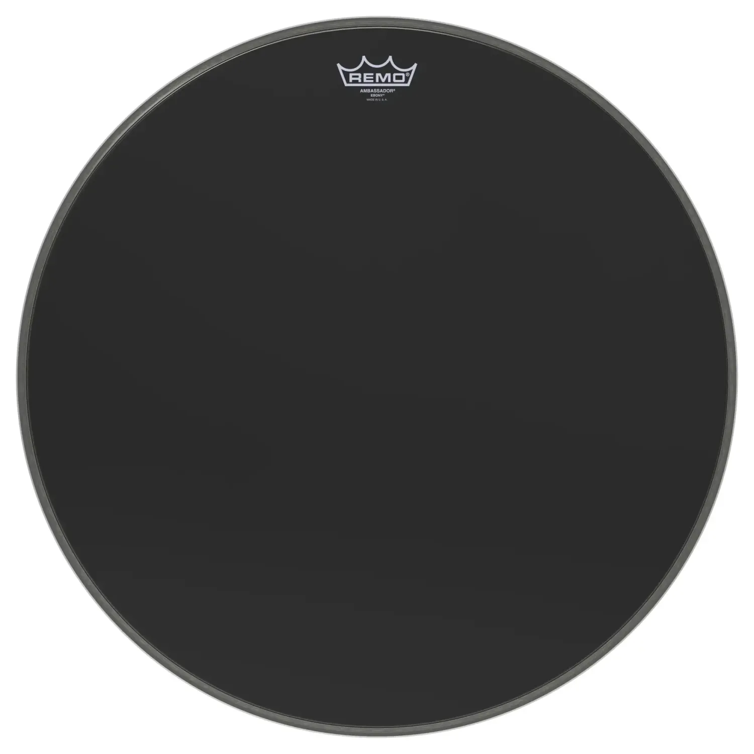 REMO Ebony 22" Bass Ambassador