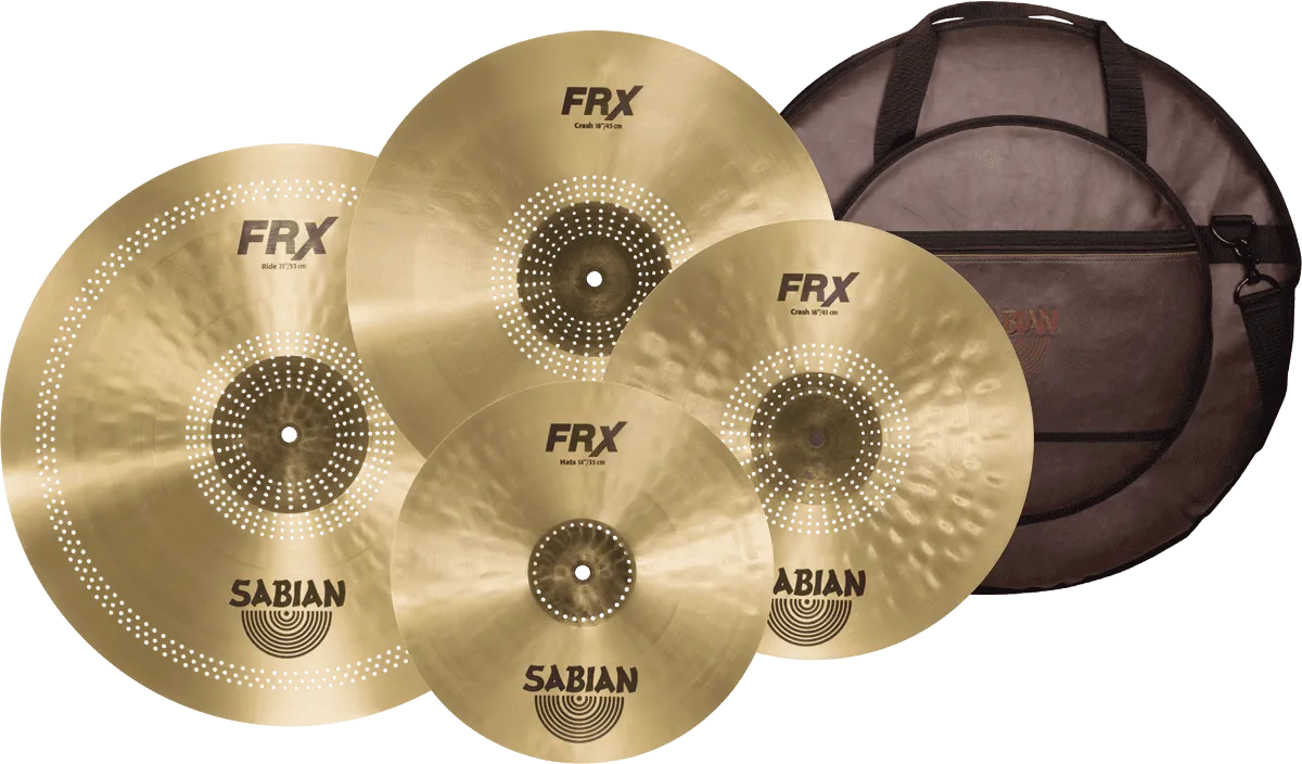 SABIAN FRX Performance Pack 4pcs + Housse