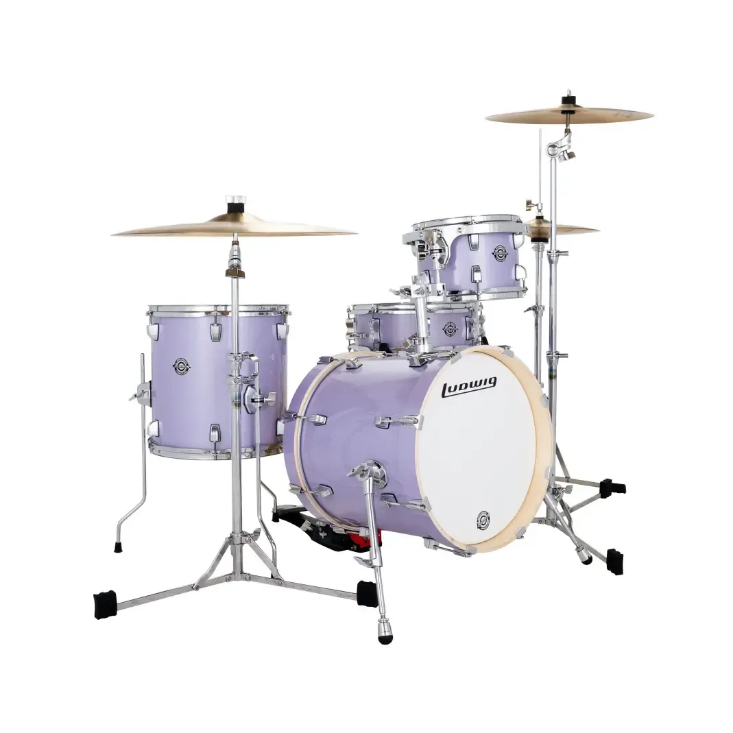 LUDWIG Breakbeats Questlove Batterie 16"/4pcs Lilac Sparkle