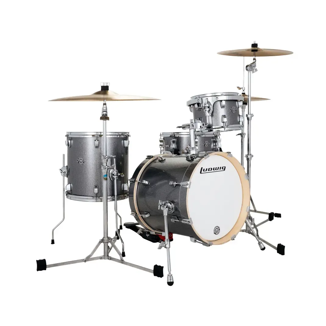LUDWIG Breakbeats Questlove Batterie 16"/4pcs Frosted Sparkle