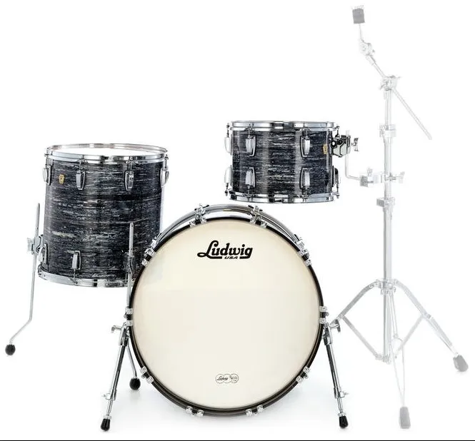 LUDWIG Classic Maple Batterie 24"/3pcs Vintage Black Oyster