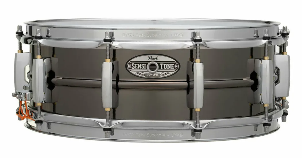 PEARL Sensitone Heritage Alloy Caisse Claire 14"x 5" Laiton Black Chrome