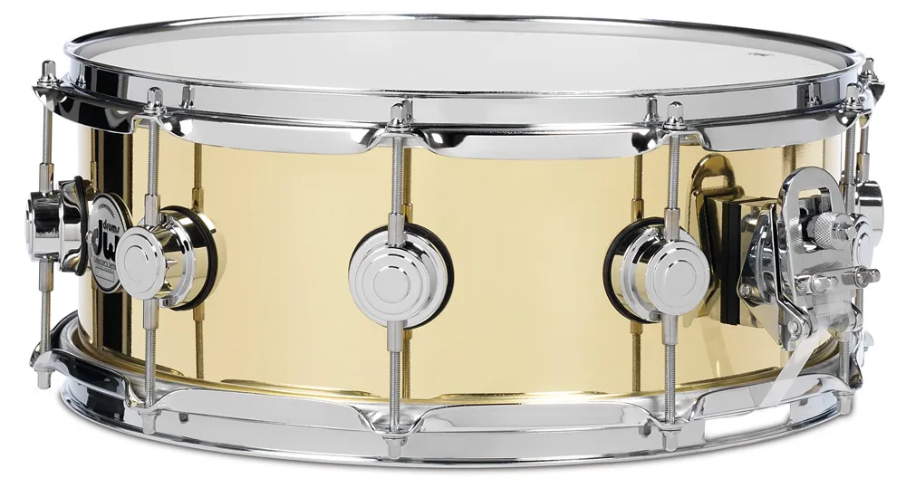 DW Collector's Caisse Claire 14"x 6.5"  Metal Brass Polished