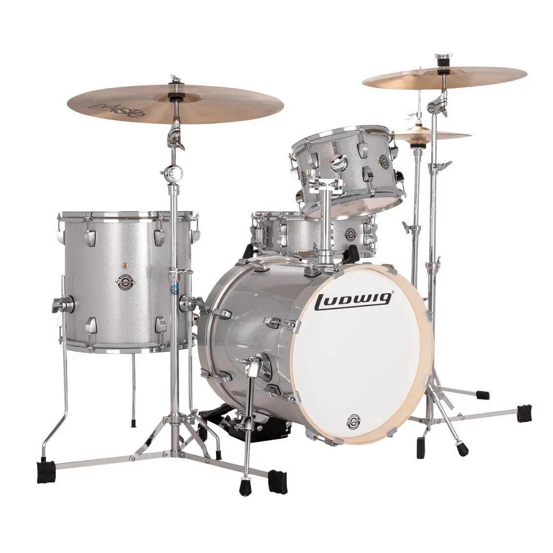 LUDWIG Breakbeat Questlove Batterie 16"/4pcs Silver Sparkle
