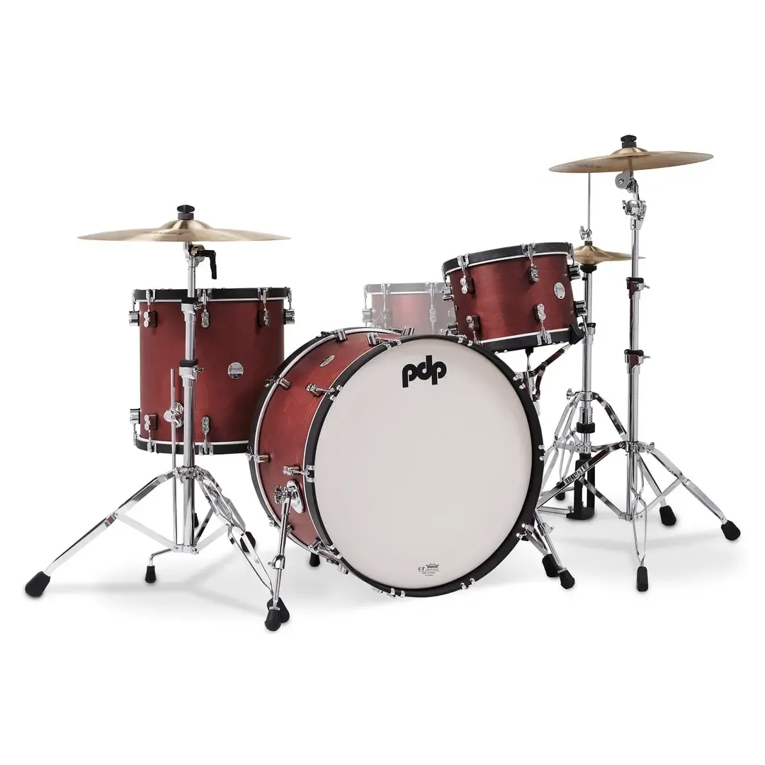 PDP Concept Classic Batterie 24"/3pcs Ox Blood Stain/Natural Hoop