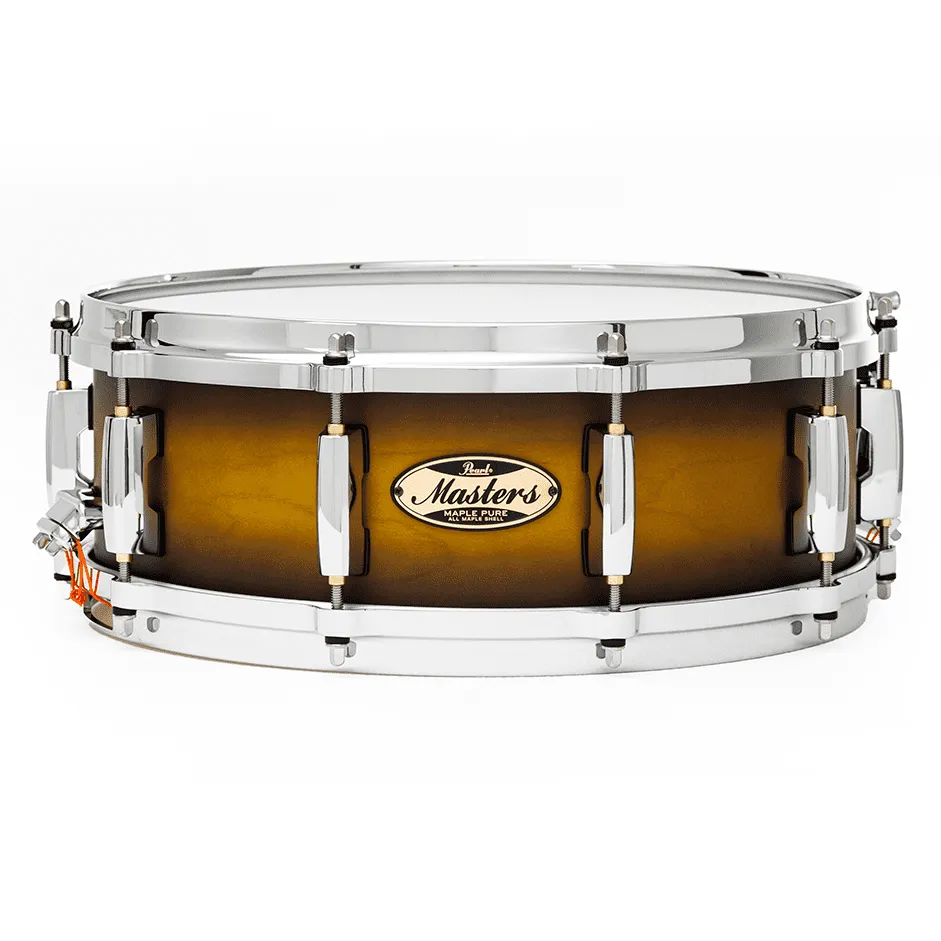 PEARL Masters Maple Pure Caisse Claire 14"x 5.5" Matte Olive Burst