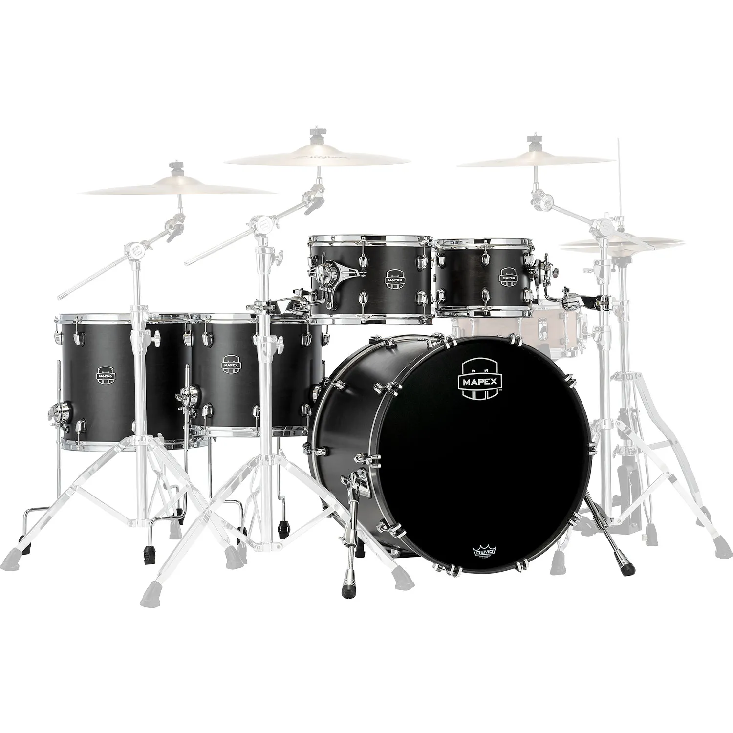 MAPEX Saturn Batterie 22"/5pcs Satin Black