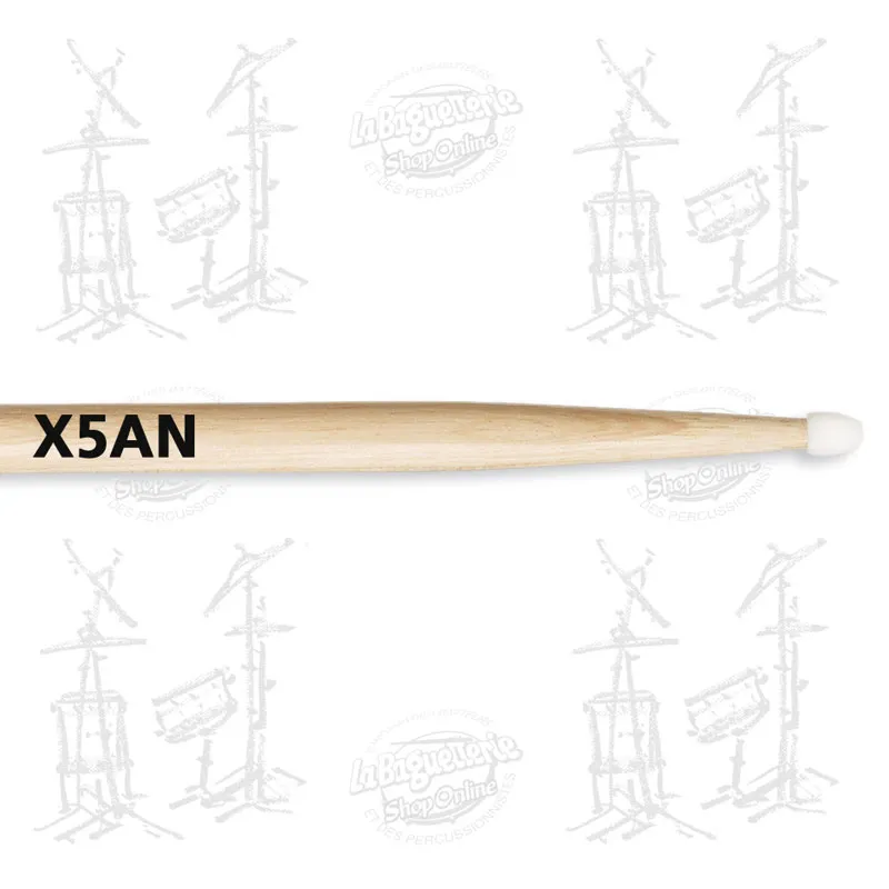 VIC FIRTH 5A American Classic Hickory Extreme Nylon