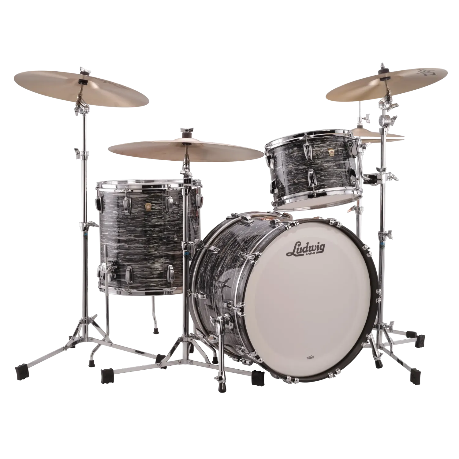 LUDWIG Classic Maple Batterie 22"/3pcs Vintage Black Oyster