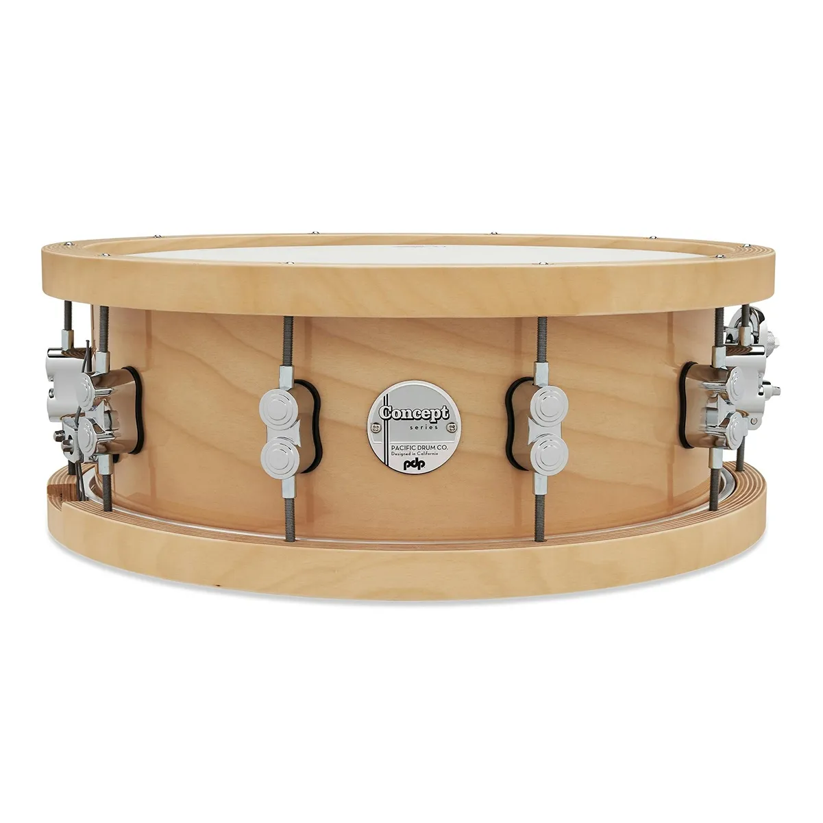PDP Concept Series Caisse Claire 14"x 5.5" Natural Wood Hoop 20-Ply