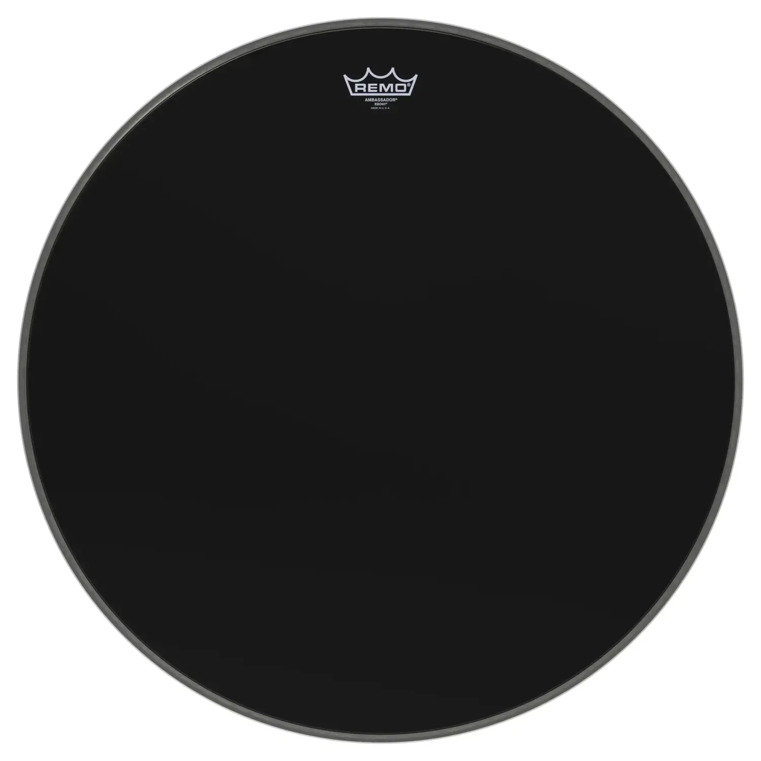 REMO Ebony 28" Bass Ambassador