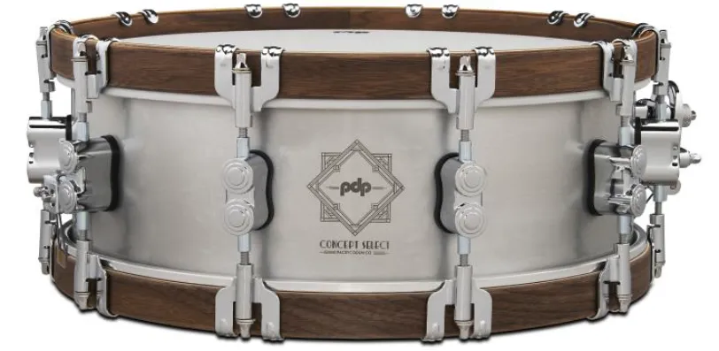 PDP Concept Series Caisse Claire 14"x 05" Aluminium Wood Hoop 3mm