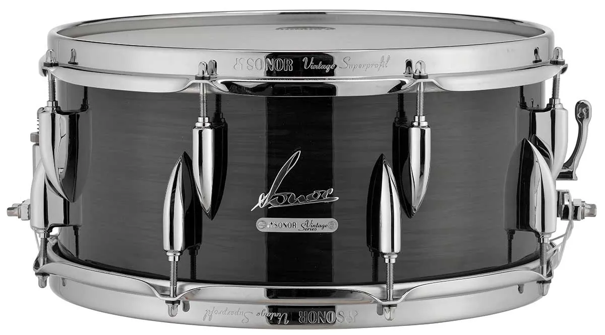 SONOR Vintage Caisse Claire 14"x 6.5"  Vintage Black Slate