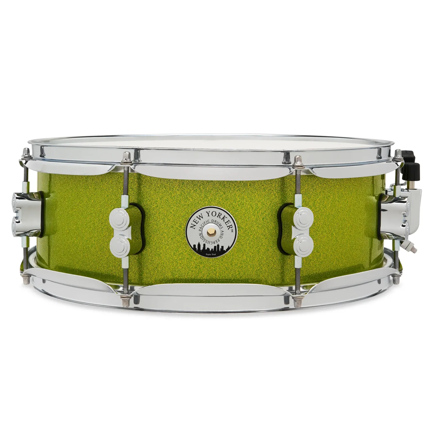 PDP Caisse Claire 14"x 05" New Yorker Electric Green Sparkle