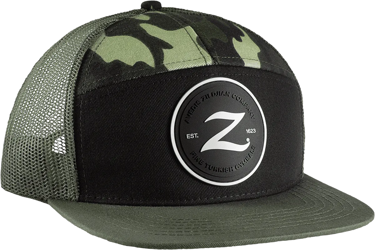 ZILDJIAN Casquette Camouflage Trucker 7 Panel