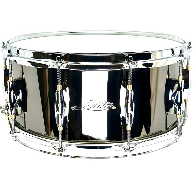 LALITE Caisse Claire 14"X6,5" Laiton Noir / Acajou