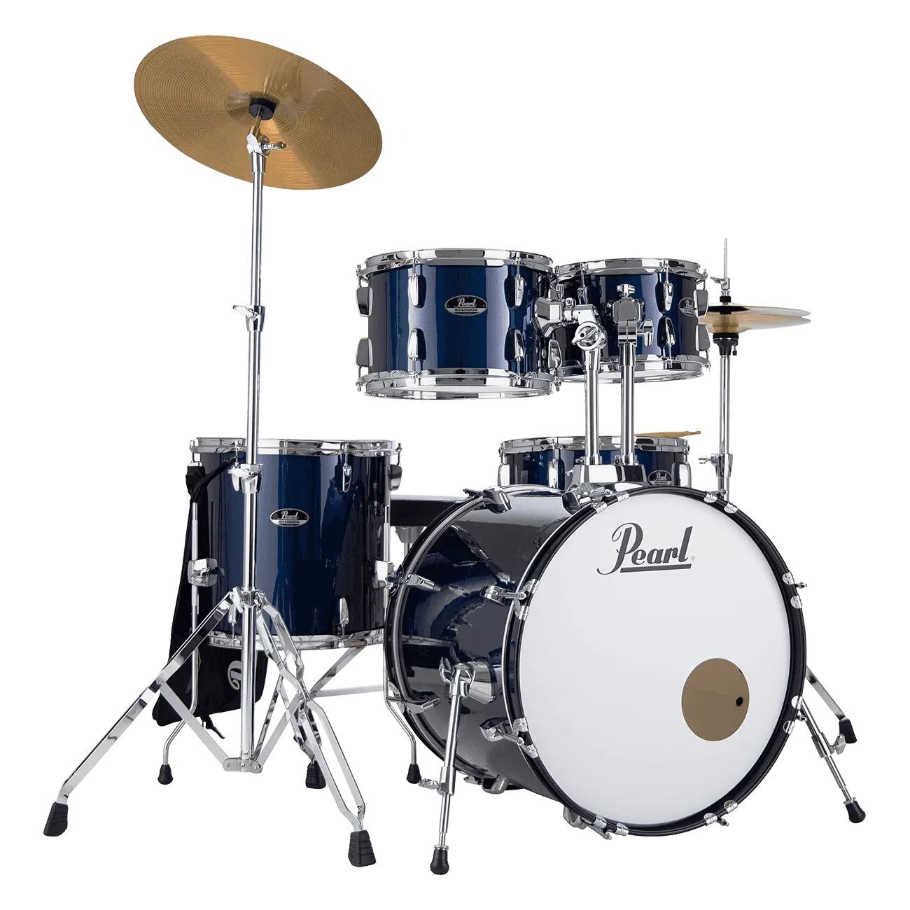 PEARL Roadshow Batterie 20"/5pcs - Pack Sabian 2cymb - Royal Blue Metallic