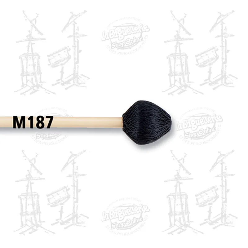VIC FIRTH M187 Mailloche Noyau Caoutchouc Medium Hard 