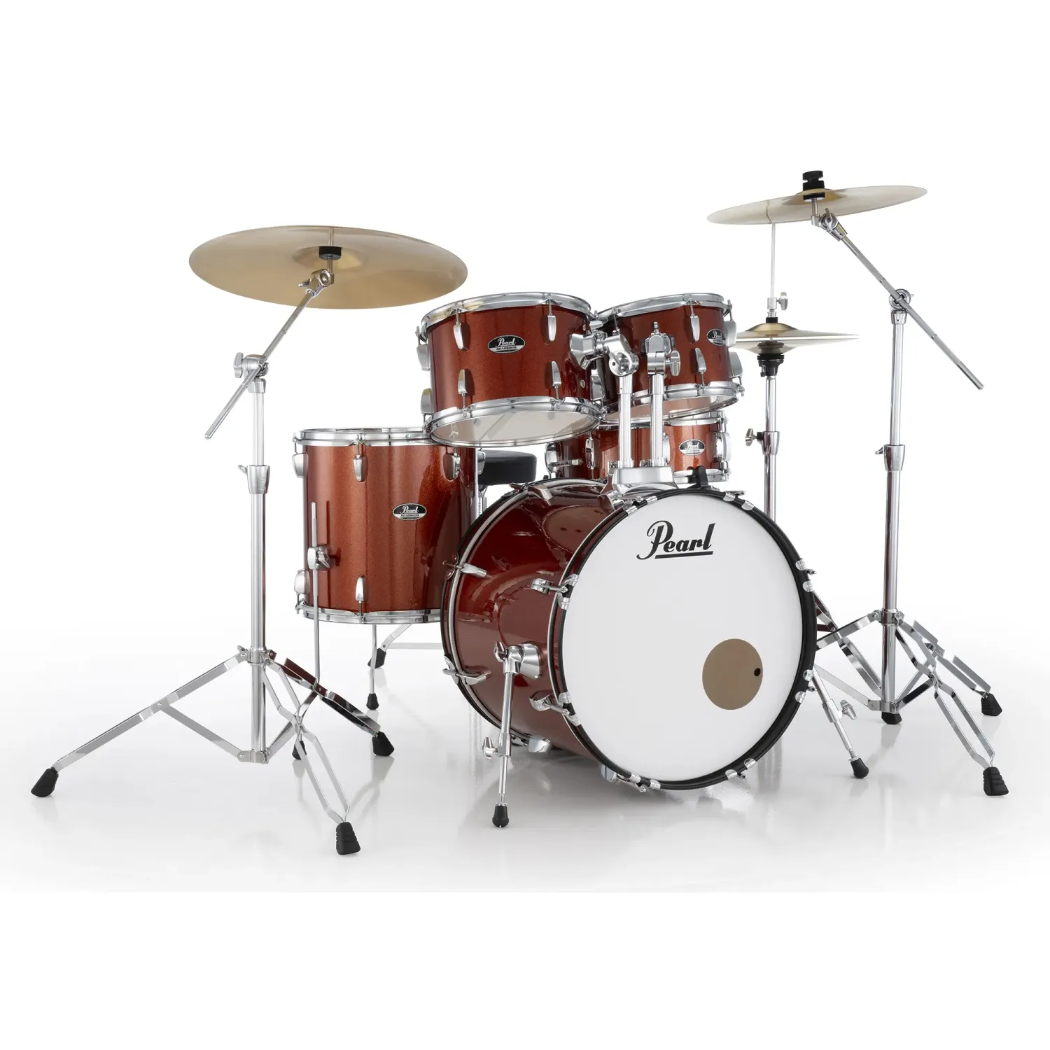 PEARL Roadshow Plus Batterie 20"/5pcs Burnt Orange Sparkle