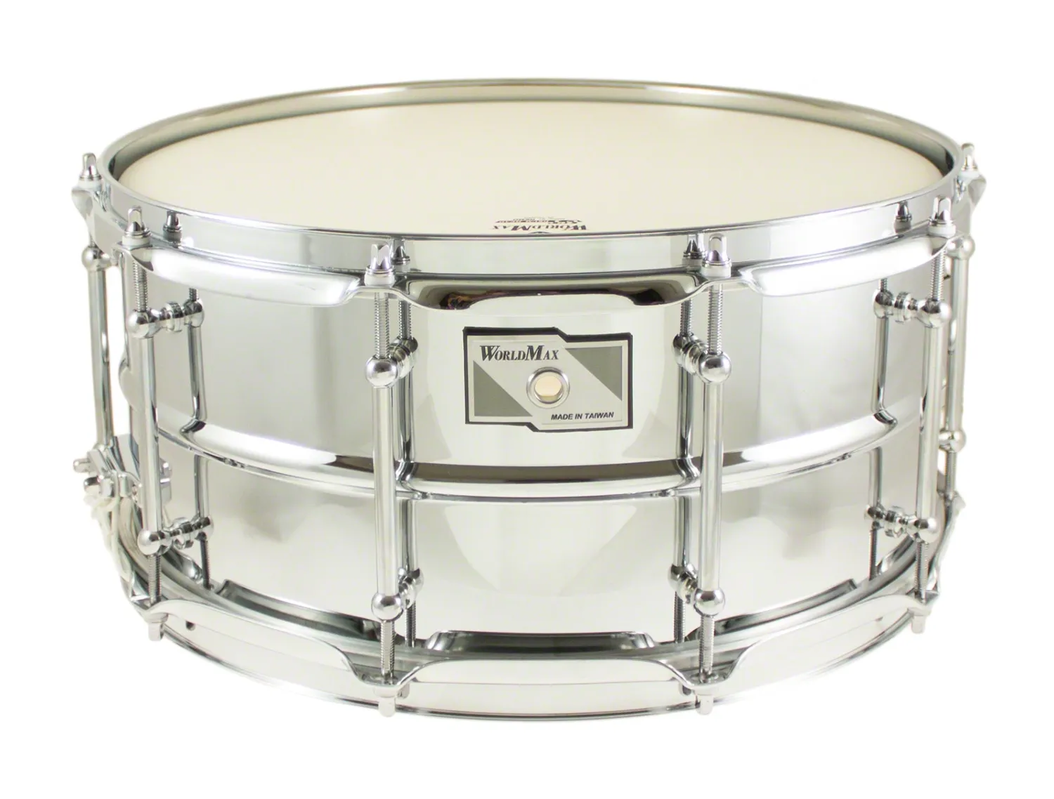 WORLDMAX Metal Caisse Claire 14"x 6.5" Steel