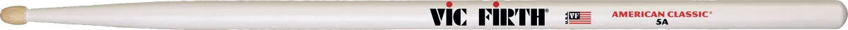 VIC FIRTH 5A American Classic Hickory White