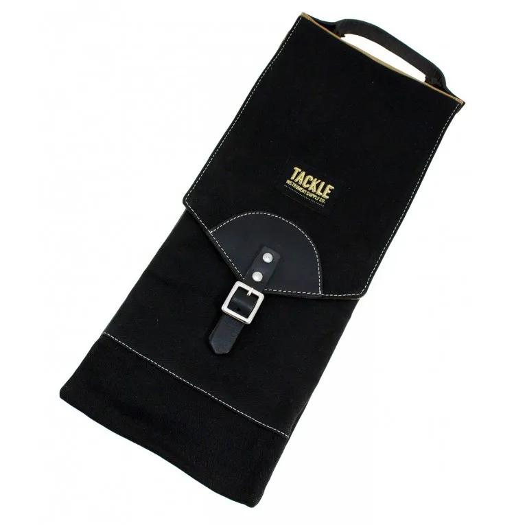 Housse Baguettes Tackle Instrument Waxed Canvas - Black