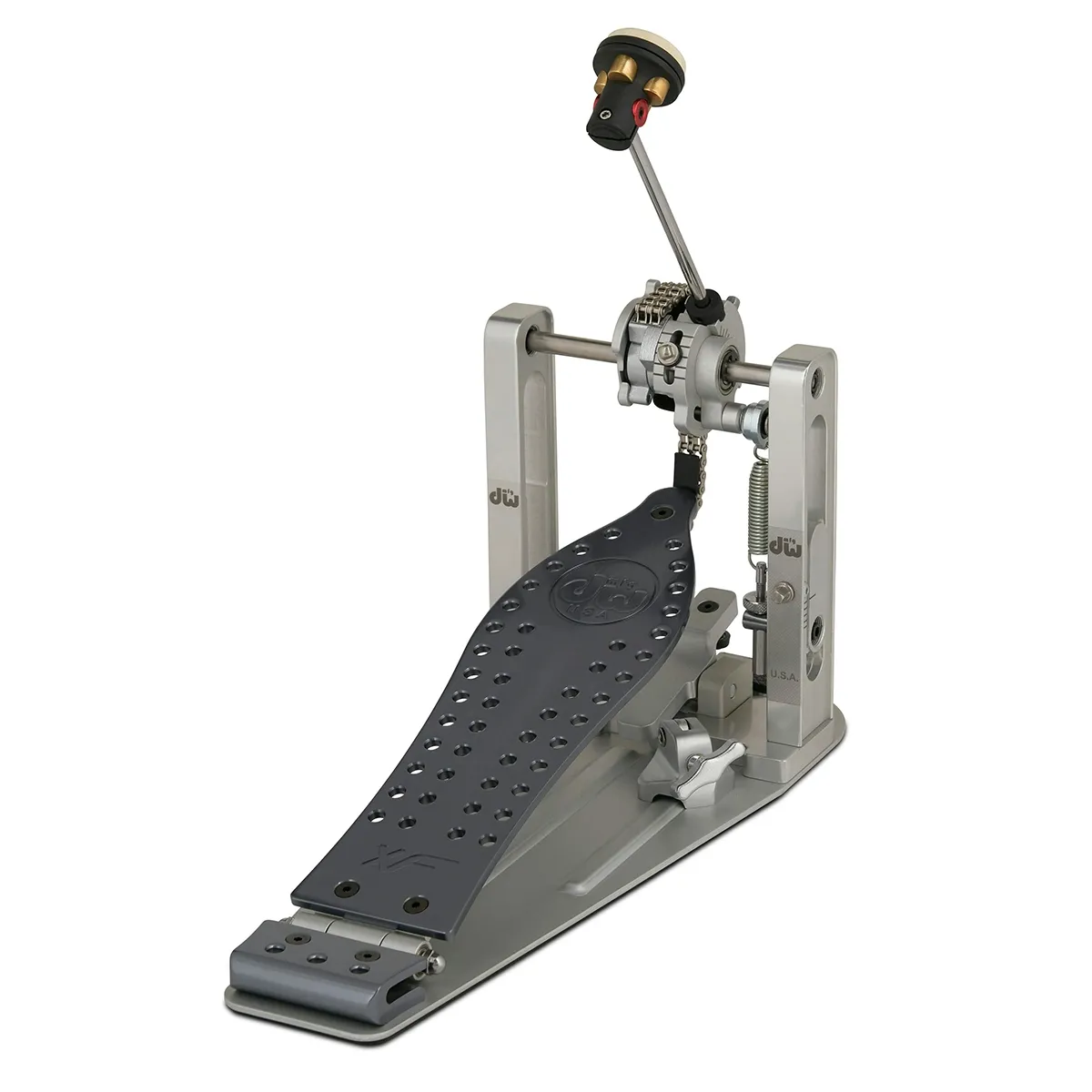 DW CPMCDXF Pedale Grosse Caisse Simple MFG Chain Drive Xf Extended Footboard