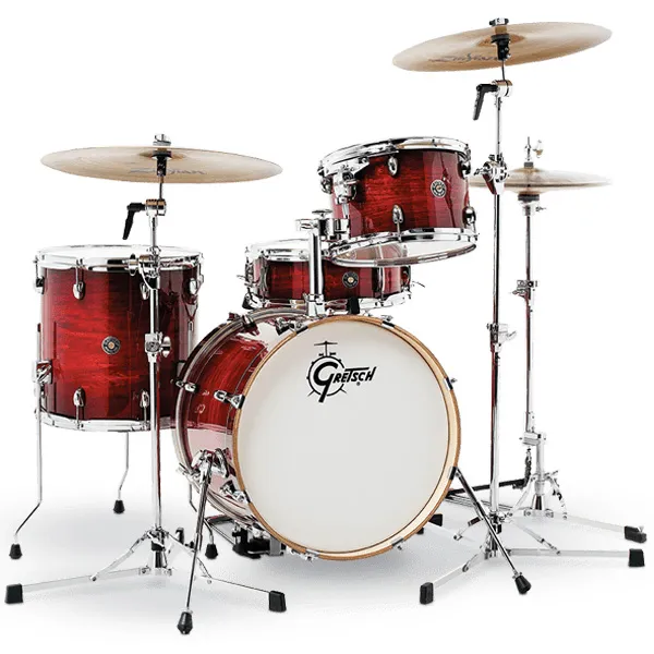 GRETSCH Catalina Club Batterie 18"/4pcs Gloss Crimson Burst