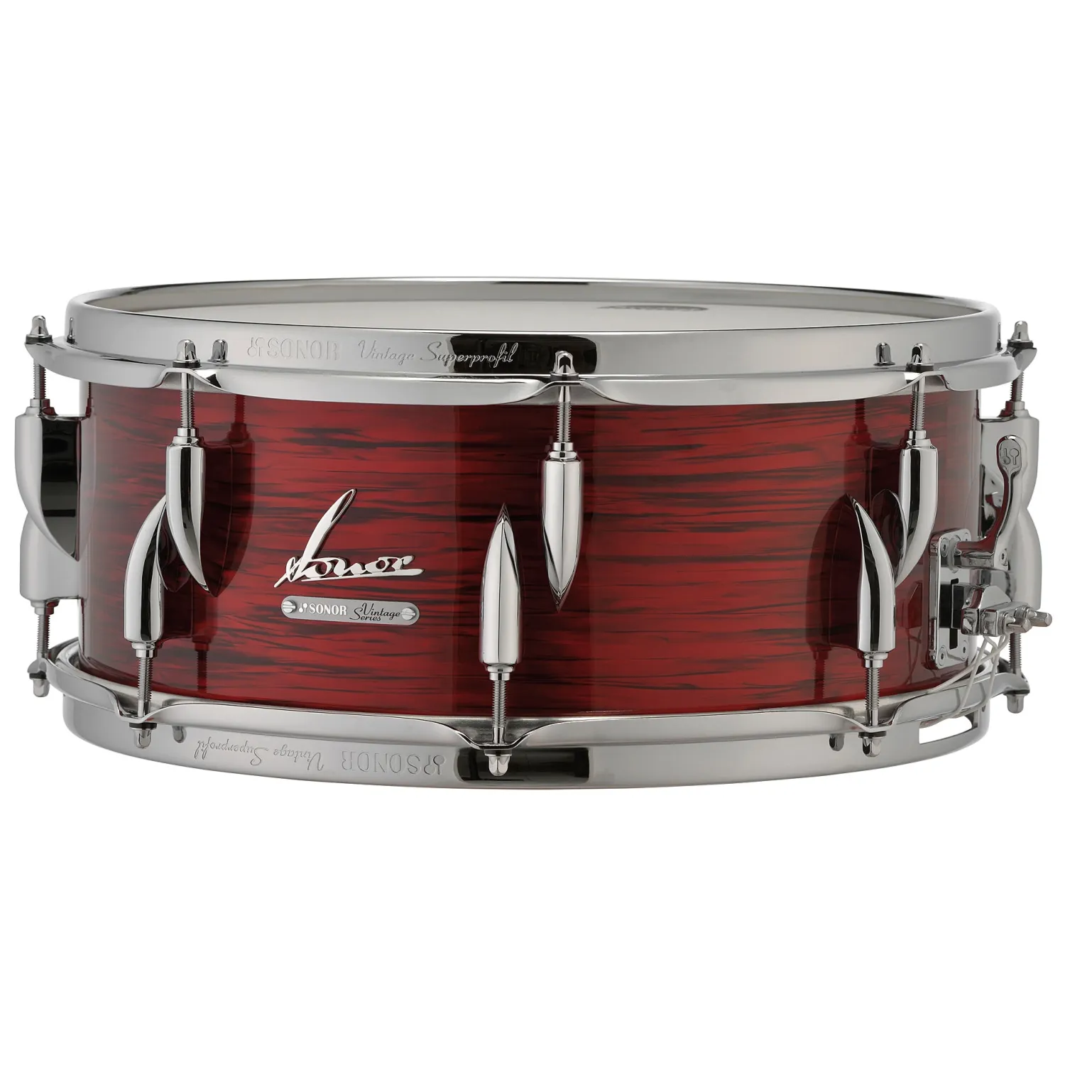 SONOR Vintage Caisse Claire 14"x 5.75" Vintage Red Oyster