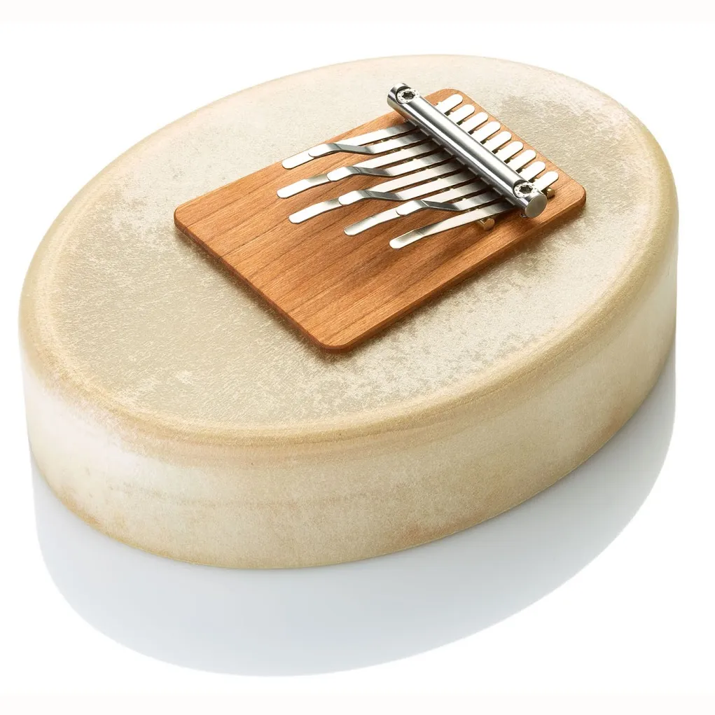 Kalimba Hokema Sansula 9 Lames Deluxe - Peau Animale