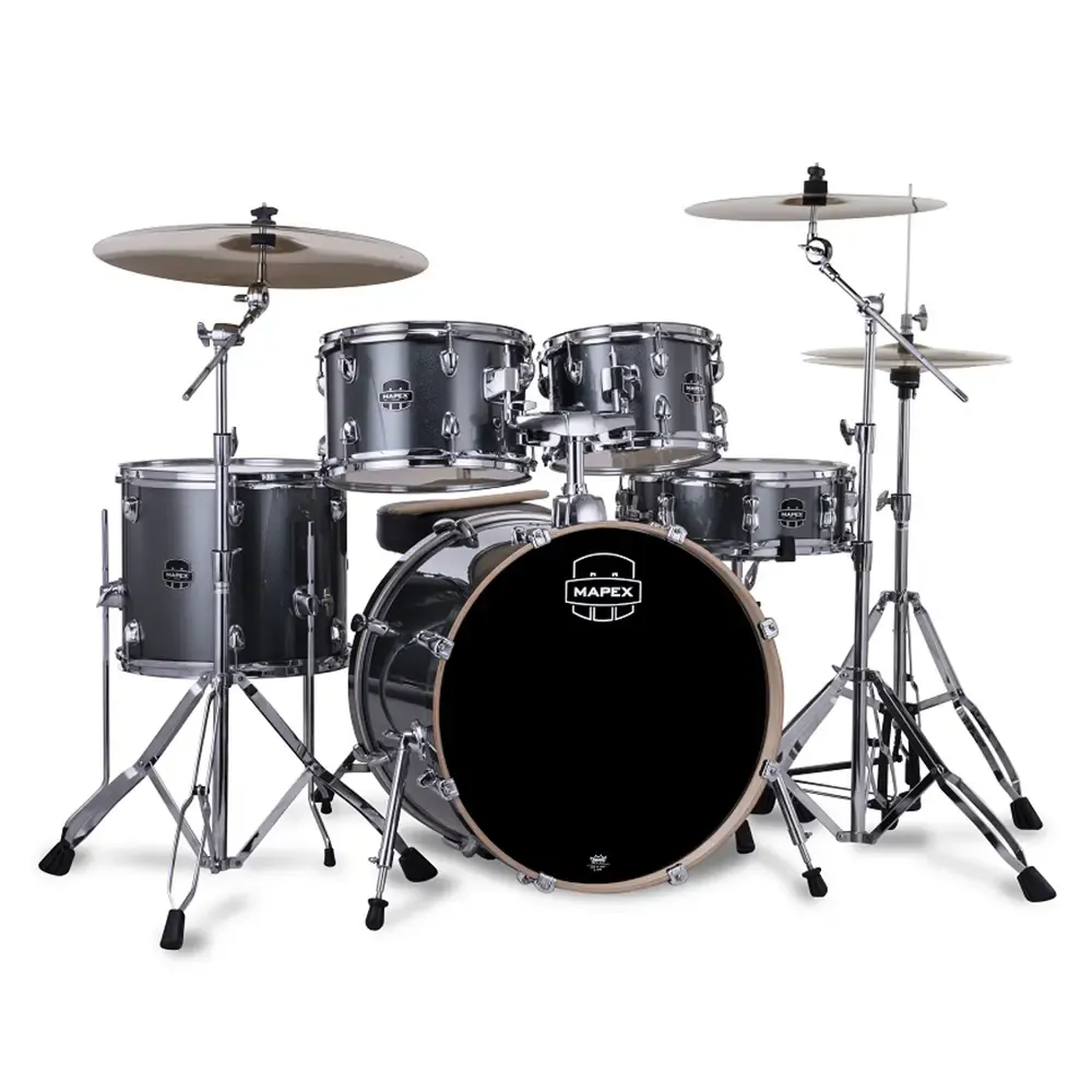 MAPEX Venus Batterie 20"/5pcs Steel Blue Metallic w/ Pack Cymbales Mapex