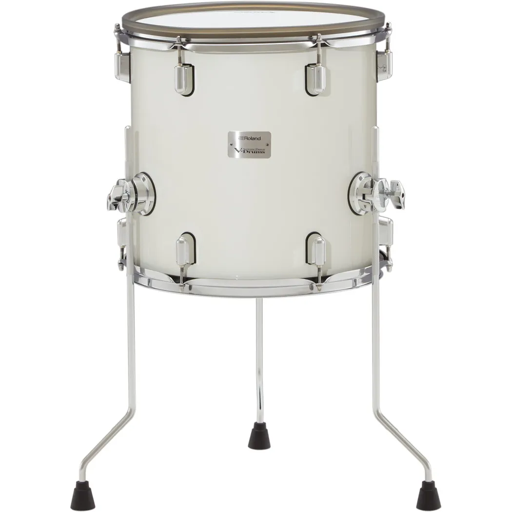 ROLAND PDA140F-PW Pad Tom Basse 14" Acoustic Design - Pearl White