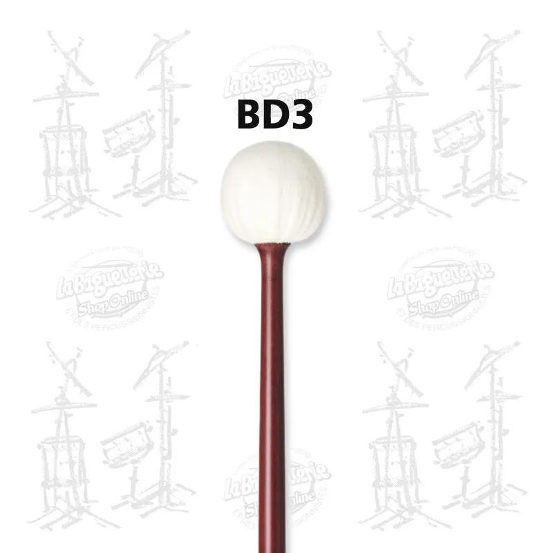 VIC FIRTH BD3 Mailloche Bd3 Mailloches Grosse Caisse SoundpowerStaccato