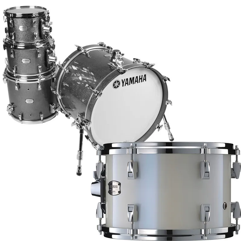 YAMAHA Absolute Hybrid Maple Batterie 22"/4Pcs Polar White