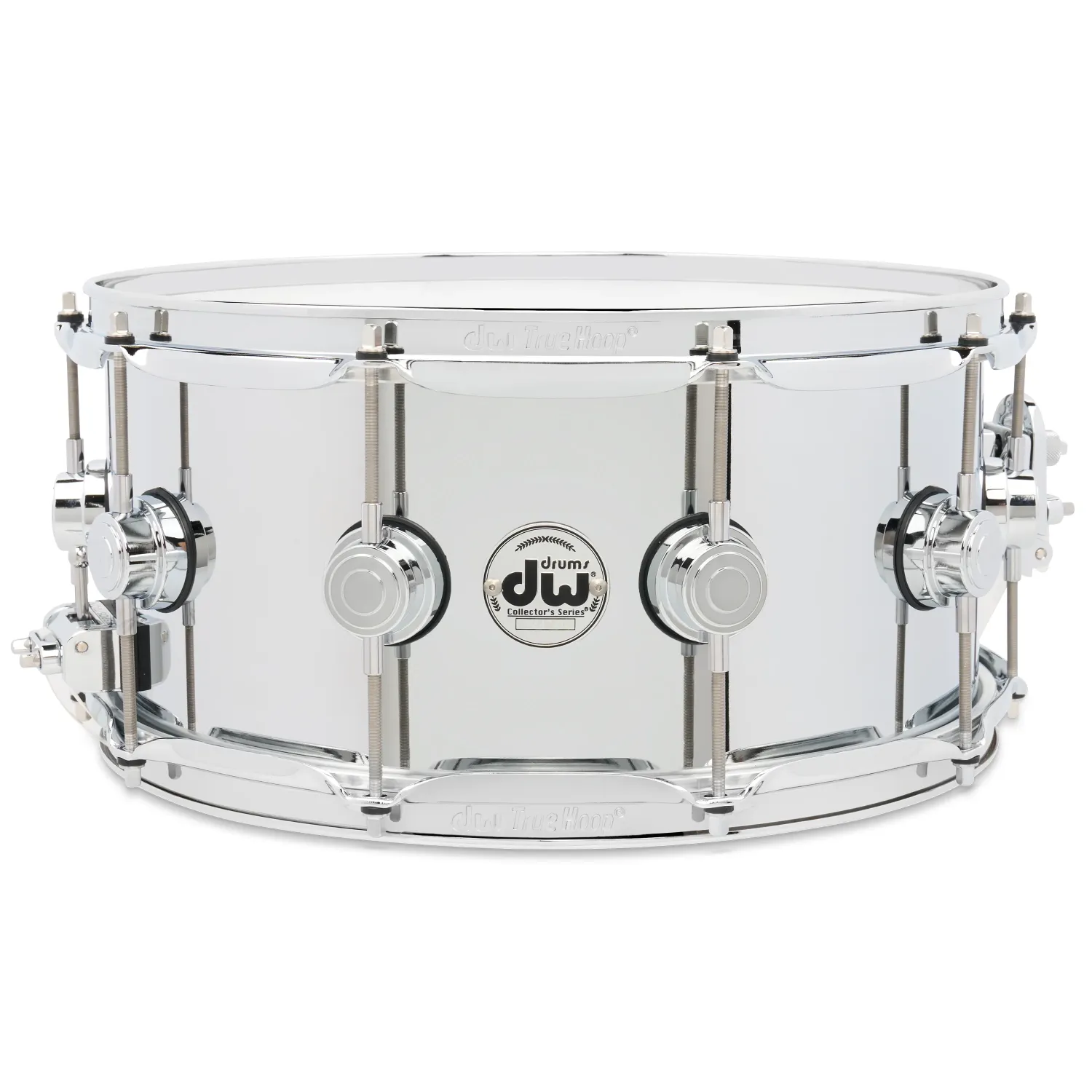 DW Collector's Caisse Claire 14"x 6.5"  Metal Chrome Steel Polished