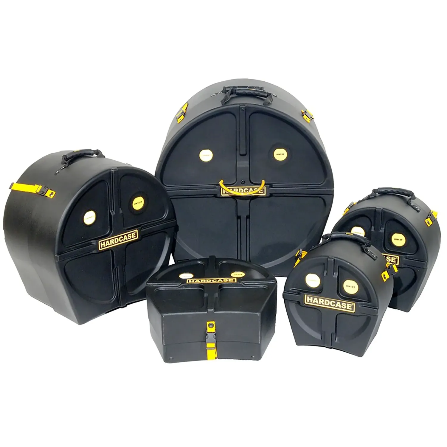 HARDCASE Set Étui Stage 22"/5pcs Black