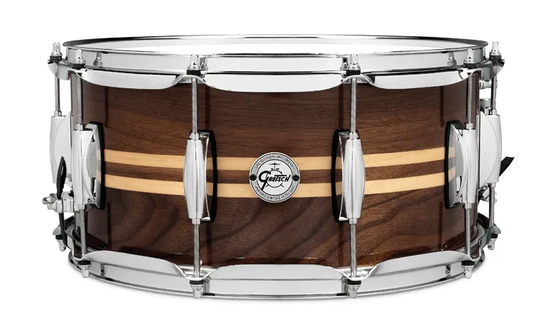 GRETSCH Full Range Caisse Claire 14"x 6,5" Walnut - Gloss Natural