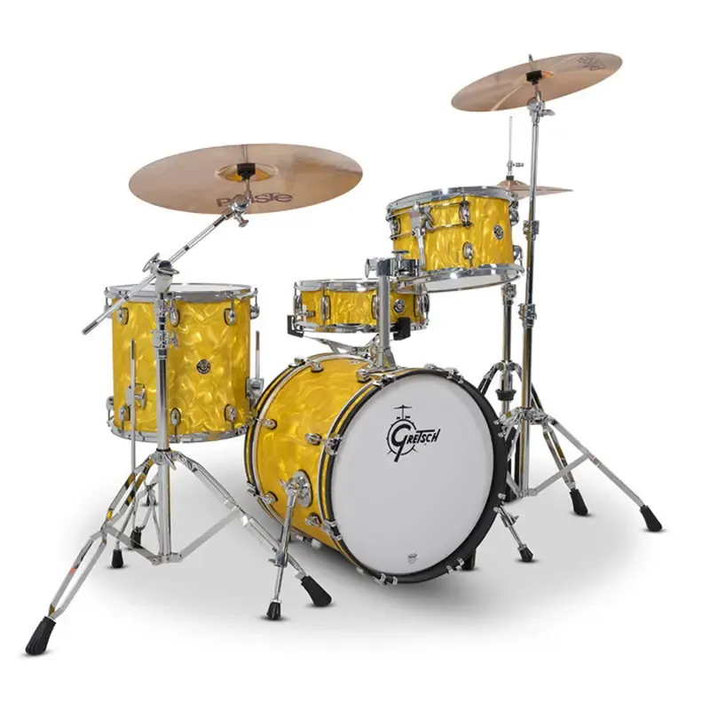 GRETSCH Catalina Club Batterie 18"/4pcs Yellow Satin Flame