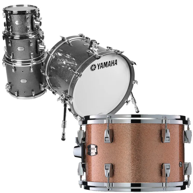 YAMAHA Absolute Hybrid Maple Batterie 20"/4Pcs Pink Champagne Sparkle