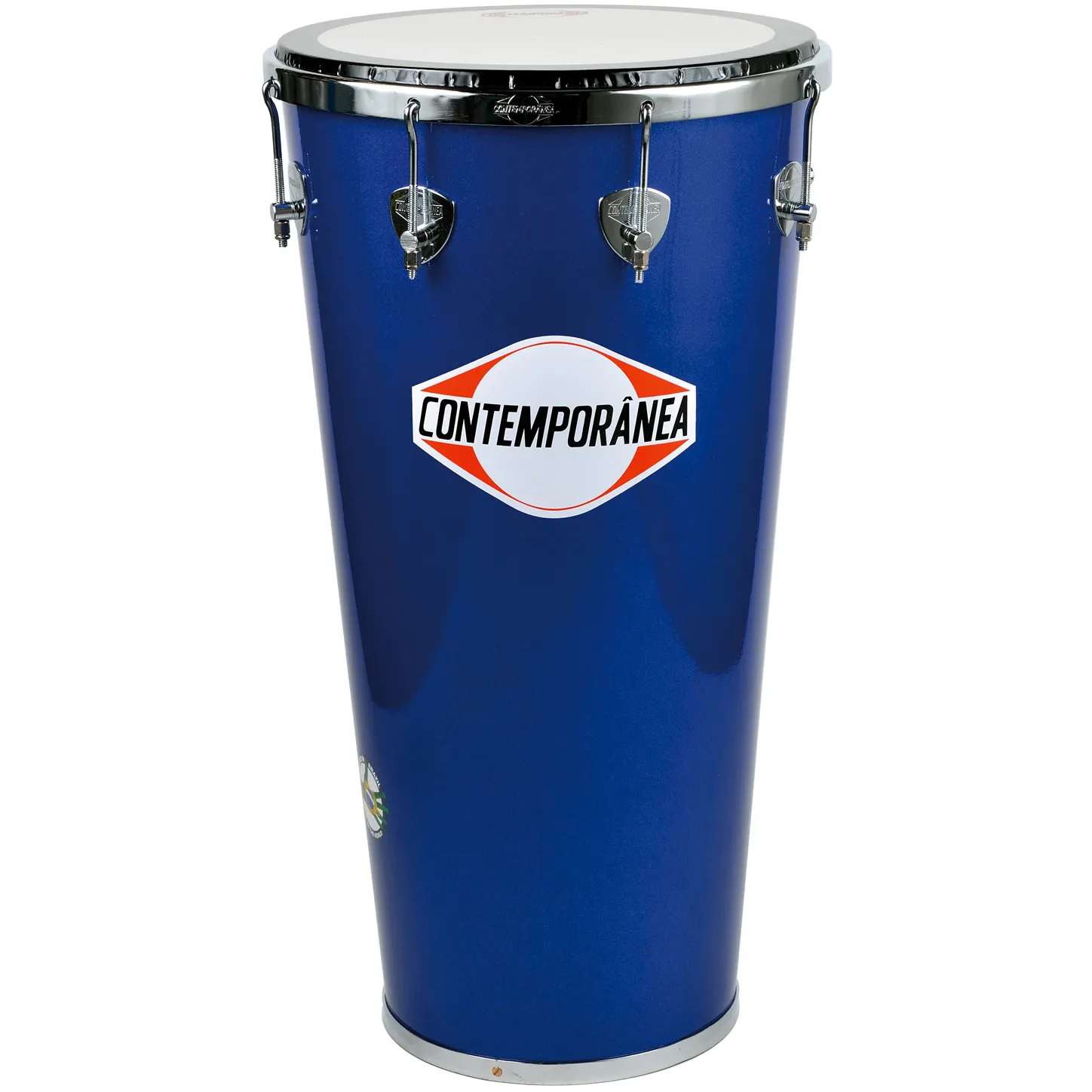 Timbal Contemporanea 14" X 70Cm Bois Pro - 8 Tirants - Blue