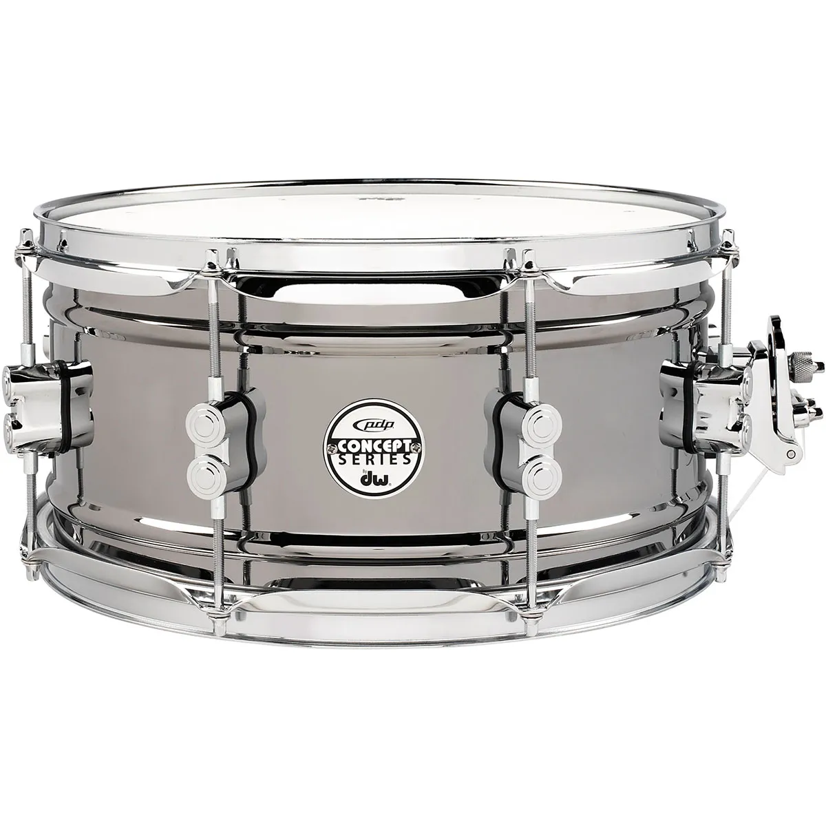 PDP Concept Series Caisse Claire 13"x 6.5" Black Nickel Over Steel