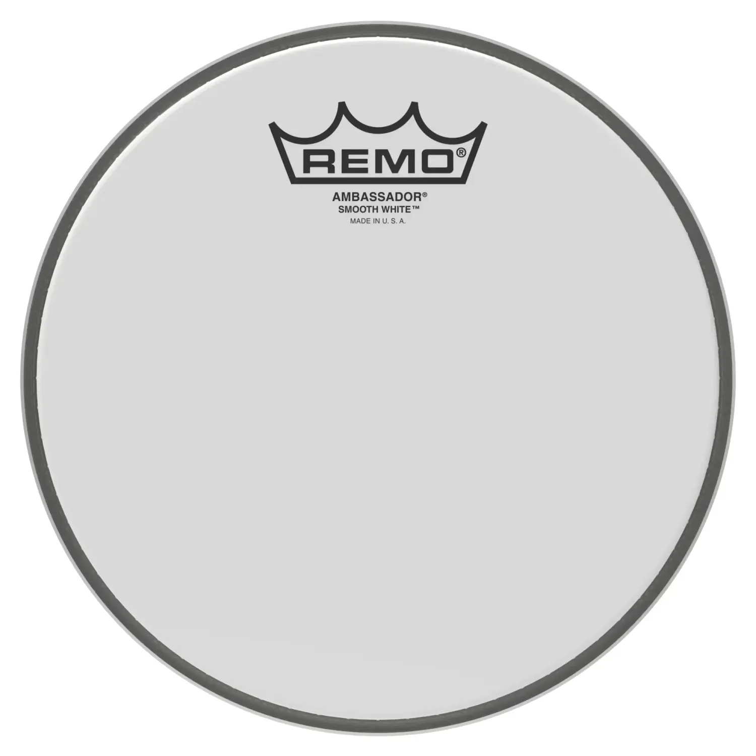 REMO Ambassador 08" Smooth White