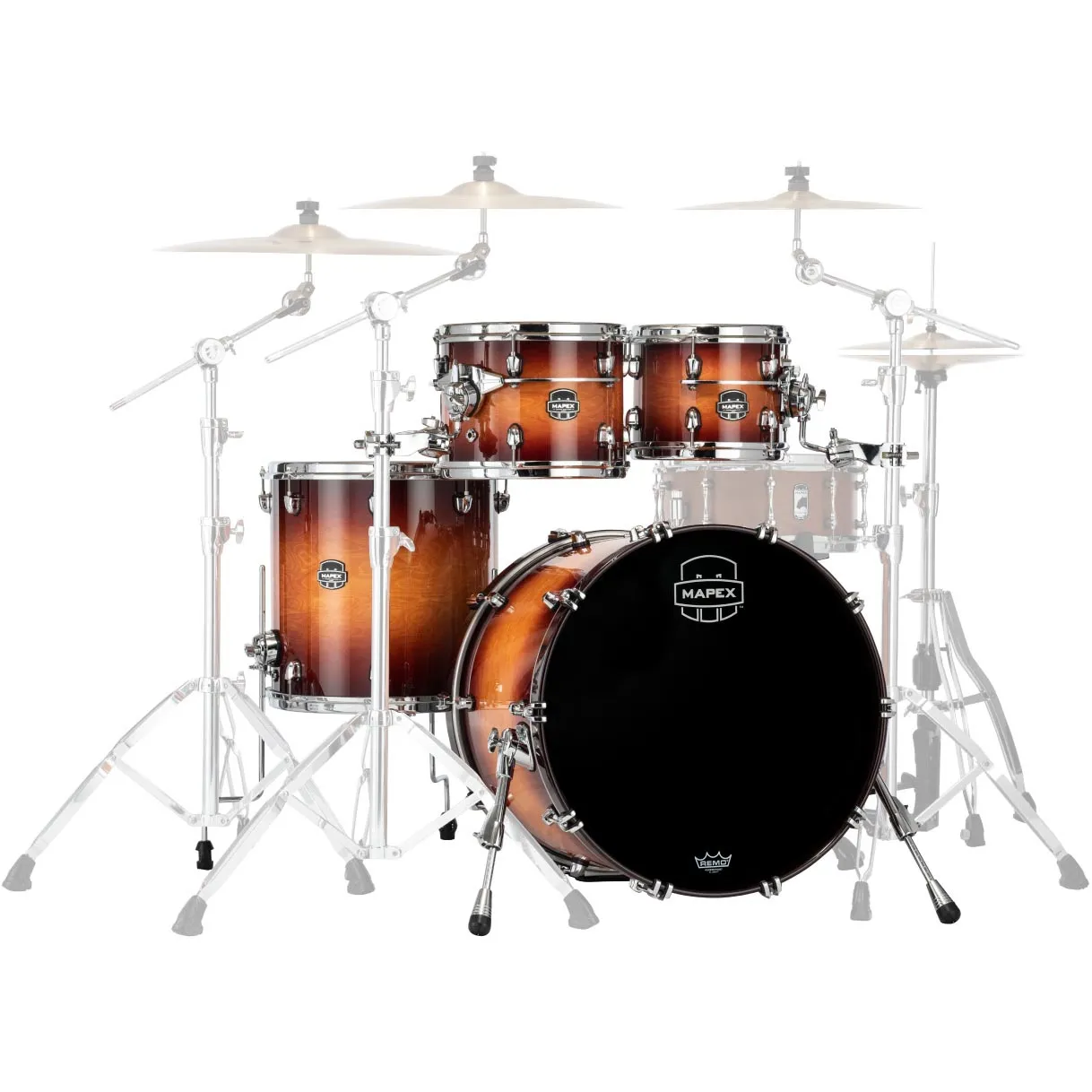 MAPEX Saturn Evolution Batterie 20"/4pcs Exotic Sunburst