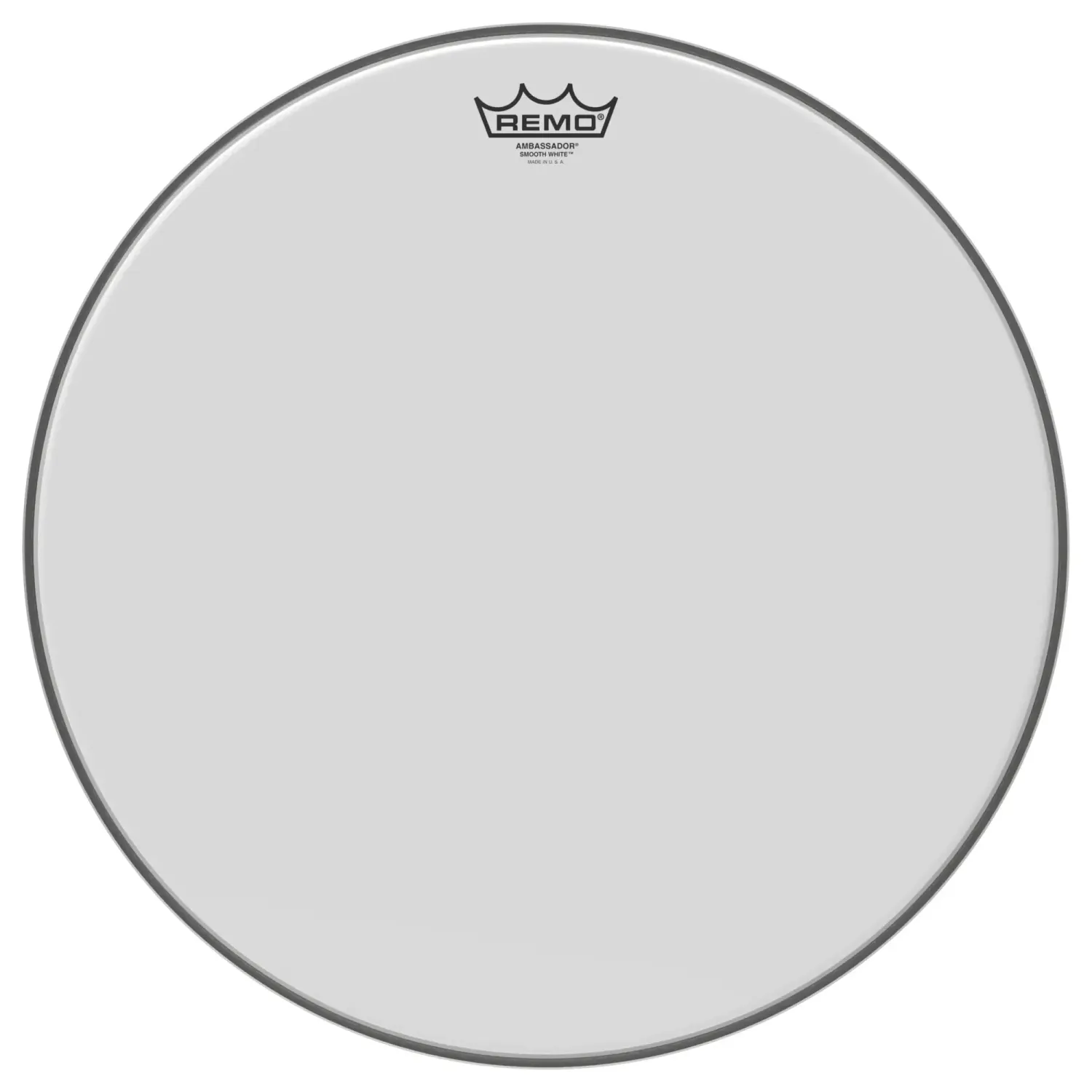 REMO Ambassador 18" Smooth White