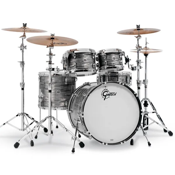 GRETSCH USA Brooklyn Batterie 22"/4pcs Grey Oyster